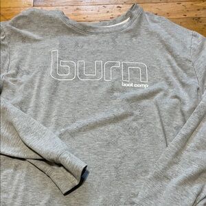 Burn Boot Camp Women's Gray Sweatshirt